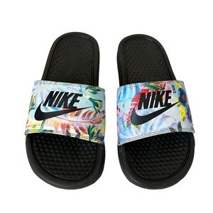 Nike | Shoes | Nike Benassi Floral Womens Size 6 Slide Sandals | Poshmark